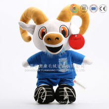 Hot sale 2015 new year mascot plush teddy sheeps,plush cute baby goat toys